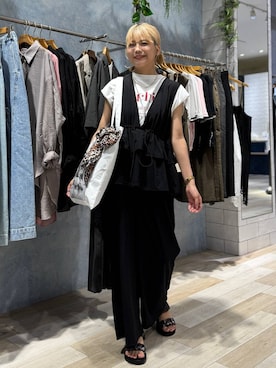 「LEPSIM」｜「アイテム（財布/小物）」を使った、yuuさん（レディース・160cm）の夏コーディネート