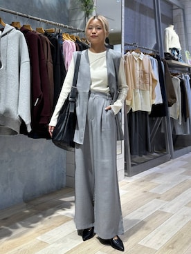 「アイテム（シュシュ）」を使った、yuuさん（レディース・160cm・30代）の秋コーディネート