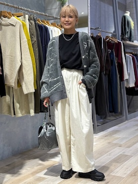 「アイテム（シュシュ）」を使った、yuuさん（レディース・160cm・30代）の秋コーディネート