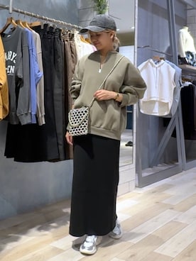 「アイテム（スウェット）」を使った、yuuさん（レディース・160cm・30代）の秋コーディネート