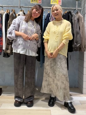 「アイテム（シュシュ）」を使った、yuuさん（レディース・160cm）の秋コーディネート