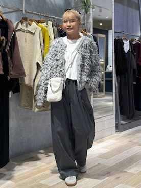 「アイテム（シュシュ）」を使った、yuuさん（レディース・160cm・30代）の秋コーディネート