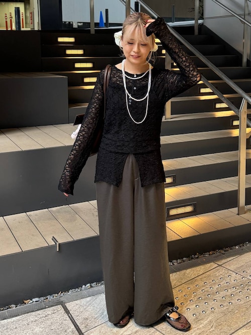 レディース服　まとめ売り⭐︎ トップス　パンツ　ジャケット⭐︎Lサイズ セットアップ対応】ファンシーツイード ノーカラー ジャケット