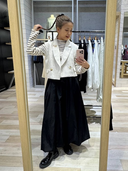 セール】【入卒式／セレモニー】ツイードショートジレ 207939（その他