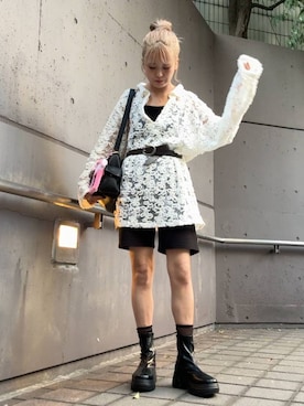 「LEPSIM（レプシィム）のアイテム」を使った、yuuさん（レディース・160cm）の秋コーディネート