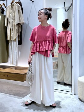 yuuさん（レディース・160cm）の夏コーディネート