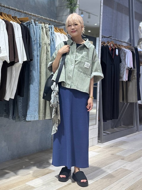 LEPSIM BIGデニムショート5分袖シャツ LEPSIM｜BIGデニムショート5分袖シャツ | Rakuten Fashion(楽天