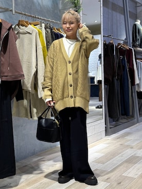 「アイテム（シュシュ）」を使った、yuuさん（レディース・160cm・30代）の秋コーディネート