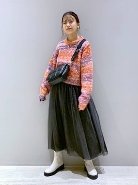 「ゼロかるシリーズ_LEPSIM」｜yuuさん（レディース・160cm）の秋コーディネート