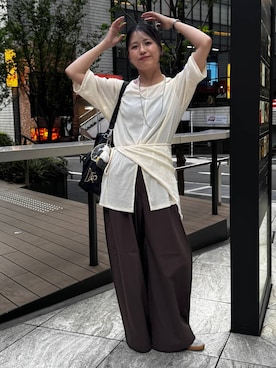 yuuさん(レディース・160cm)の夏コーディネート