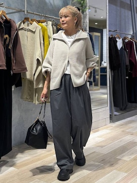 「アイテム（パンツ）」を使った、yuuさん（レディース・160cm・30代）の秋コーディネート