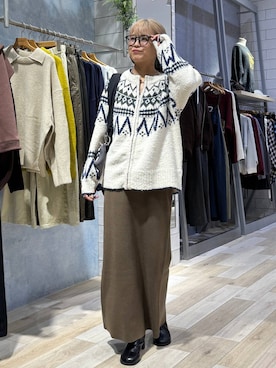 「アイテム（シュシュ）」を使った、yuuさん（レディース・160cm・30代）の秋コーディネート