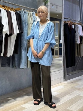 「LEPSIM（レプシィム）のアイテム」を使った、yuuさん（レディース・160cm）の夏コーディネート