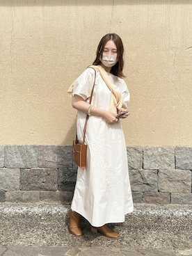 「chocomee（チョコミー）のアイテム（シューズ）」を使った、𝙴 𝚛 𝚒 𝚔 𝚊 さん（レディース・150cm）の秋コーディネート
