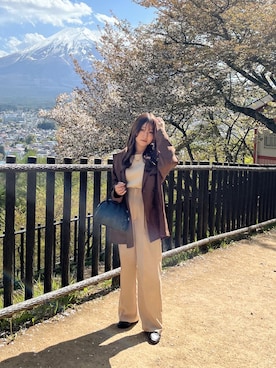 「chocomee（チョコミー）のアイテム」を使った、𝙴 𝚛 𝚒 𝚔 𝚊 さん（レディース・150cm）の春コーディネート