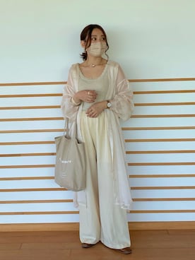 「chocomee（チョコミー）のアイテム（パンツ）」を使った、𝙴 𝚛 𝚒 𝚔 𝚊 さん（レディース・150cm）の秋コーディネート