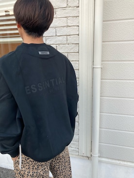 「ESSENTIAL（エッセンシャル）のアイテム」を使った、baroque_amiさん（レディース・165cm）の冬コーディネート
