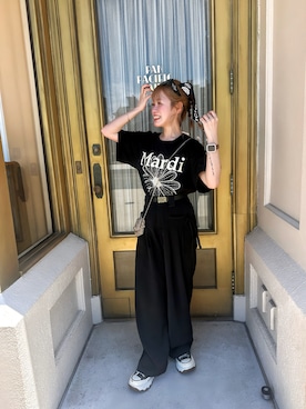 「アイテム（バレッタ/ヘアクリップ）」を使った、🧸🎈さん（レディース・151cm）の夏コーディネート