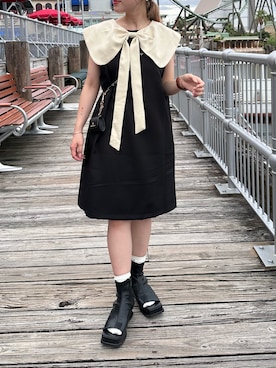「ユニバ」｜「アイテム（その他）」を使った、🧸🎈さん（レディース・151cm）の秋コーディネート