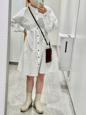 「消えそうな色コーデ」｜「アイテム（その他）」を使った、🧸🎈さん（レディース・151cm）の秋コーディネート