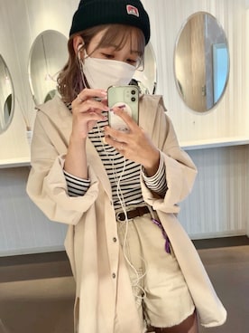 「消えそうな色コーデ」｜「アイテム（その他）」を使った、🧸🎈さん（レディース・151cm）の秋コーディネート