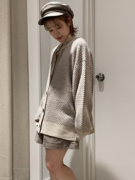 「RETRO GIRL（レトロガール）のアイテム（帽子）」を使った、🧸🎈さん（レディース・151cm）の秋コーディネート