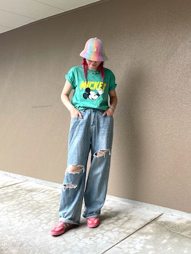 「アイテム（ブレスレット）」を使った、pafekanaさん（レディース・168cm）の秋コーディネート