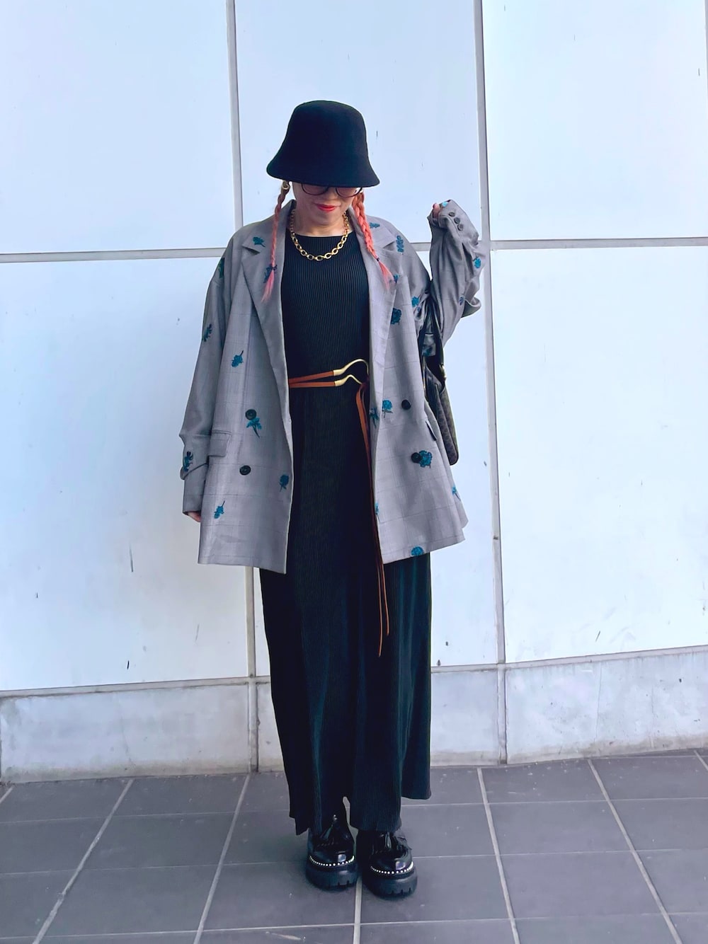 CHECK FLOWER PAPA JACKETを使った人気ファッションコーディネート - WEAR