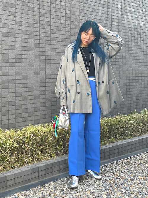 CHECK FLOWER PAPA JACKETを使った人気ファッションコーディネート - WEAR