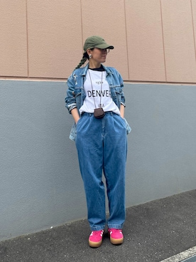「テーパードパンツ」｜pafekanaさん（レディース・168cm）の春コーディネート