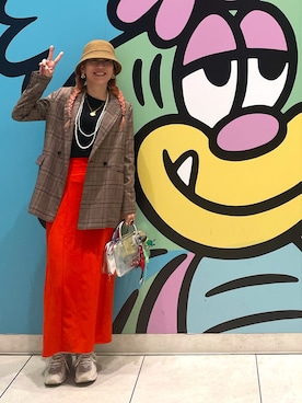 「アイテム（キーホルダー）」を使った、pafekanaさん（レディース・168cm）の秋コーディネート