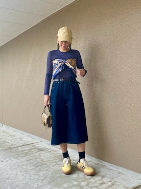 「COACH（コーチ）のアイテム」を使った、pafekanaさん（レディース・168cm）の夏コーディネート