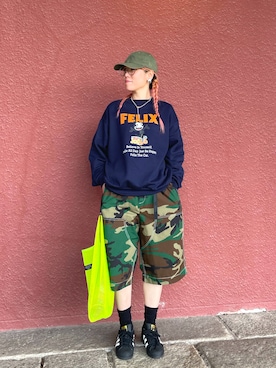 「アイテム（イヤリング）」を使った、pafekanaさん（レディース・168cm・40代）の秋コーディネート