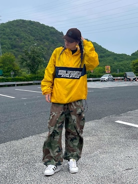「ミリタリー」｜pafekanaさん（レディース・168cm）の春コーディネート
