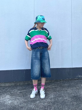 「アイテム（ピアス（両耳用））」を使った、pafekanaさん（レディース・168cm）の夏コーディネート
