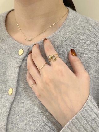 小*子様 ② 受注生産 ete パズルリング ホワイトトパーズ/ラブラドーライト 小*子様 ② 受注生産 ete パズルリング ホワイトトパーズ/ラブ