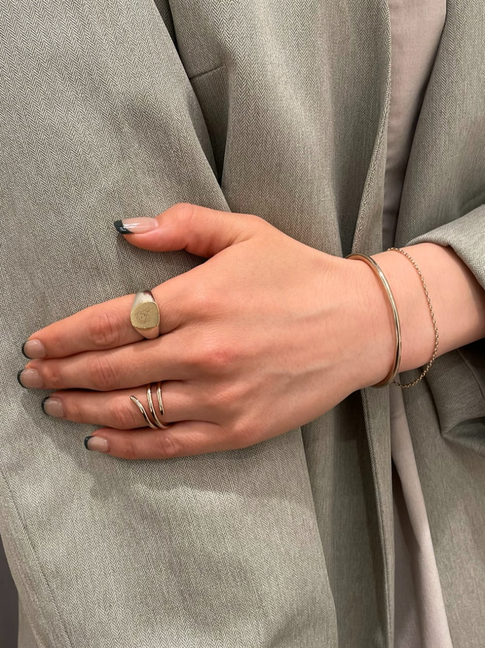 ete bijoux リグロウ シン バングル リグロウ シン バングル（バングル/リストバンド）｜ete bijoux