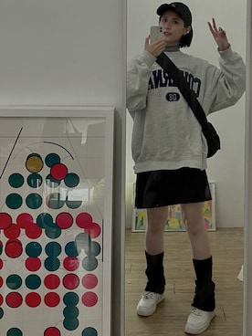 「アイテム（その他トップス）」を使った、Jyuncさん（レディース・162cm・20代）の冬コーディネート