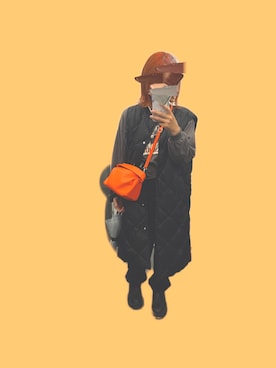 「H&M（エイチ・アンド・エム）のアイテム（ダウンベスト）」を使った、mamicoさん（レディース・163cm）の春コーディネート