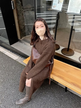 「アイテム（ワンピース/ドレス）」を使った、seiさん（レディース・146cm・20代）の秋コーディネート