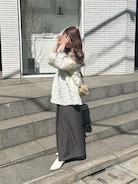 Olu.（オルドット）の「【Sae Okazaki × Olu.】2wayシアージャガード 