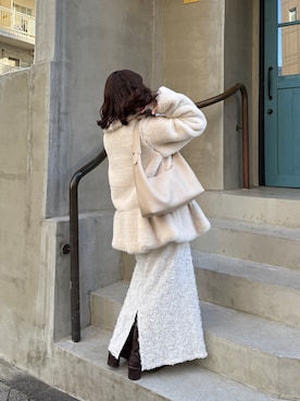 「Olu.（オルドット）のアイテム」を使った、seiさん（レディース・146cm）の冬コーディネート