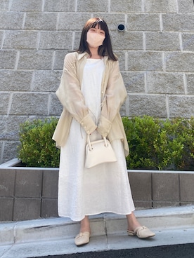 「キャミソールワンピ」｜seiさん（レディース・146cm）の春コーディネート