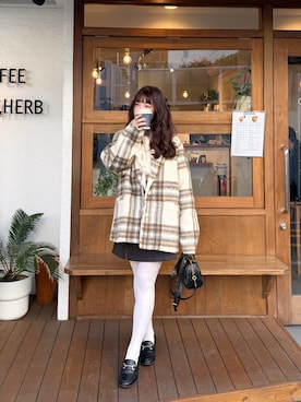 「Olu.（オルドット）のアイテム」を使った、seiさん（レディース・146cm）の冬コーディネート