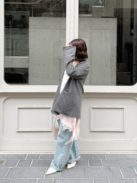 「Olu.（オルドット）のアイテム」を使った、seiさん（レディース・146cm）の春コーディネート