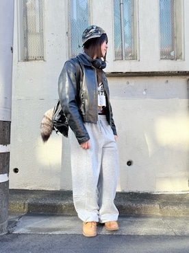 「WEGO（ウィゴー）のアイテム」を使った、 Rey さん（レディース・151cm）の冬コーディネート