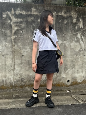 「アイテム（ショルダーバッグ）」を使った、 Rey さん（キッズ・150cm・10代）の夏コーディネート