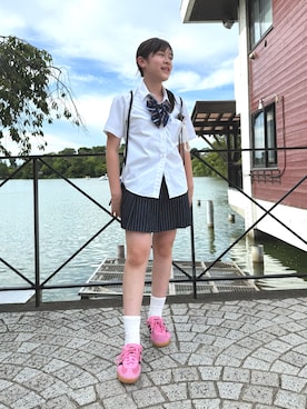 「アイテム（スカート）」を使った、 Rey さん（キッズ・150cm）の夏コーディネート
