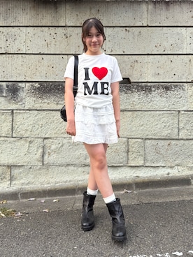 「アイテム（ショルダーバッグ）」を使った、 Rey さん（キッズ・150cm・10代）の夏コーディネート