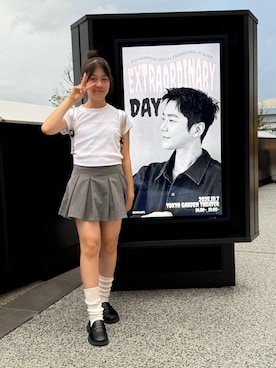 「アイテム（バックパック/リュック）」を使った、 Rey さん（レディース・151cm）の秋コーディネート